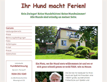 Tablet Screenshot of hundeferien.fairdog.at
